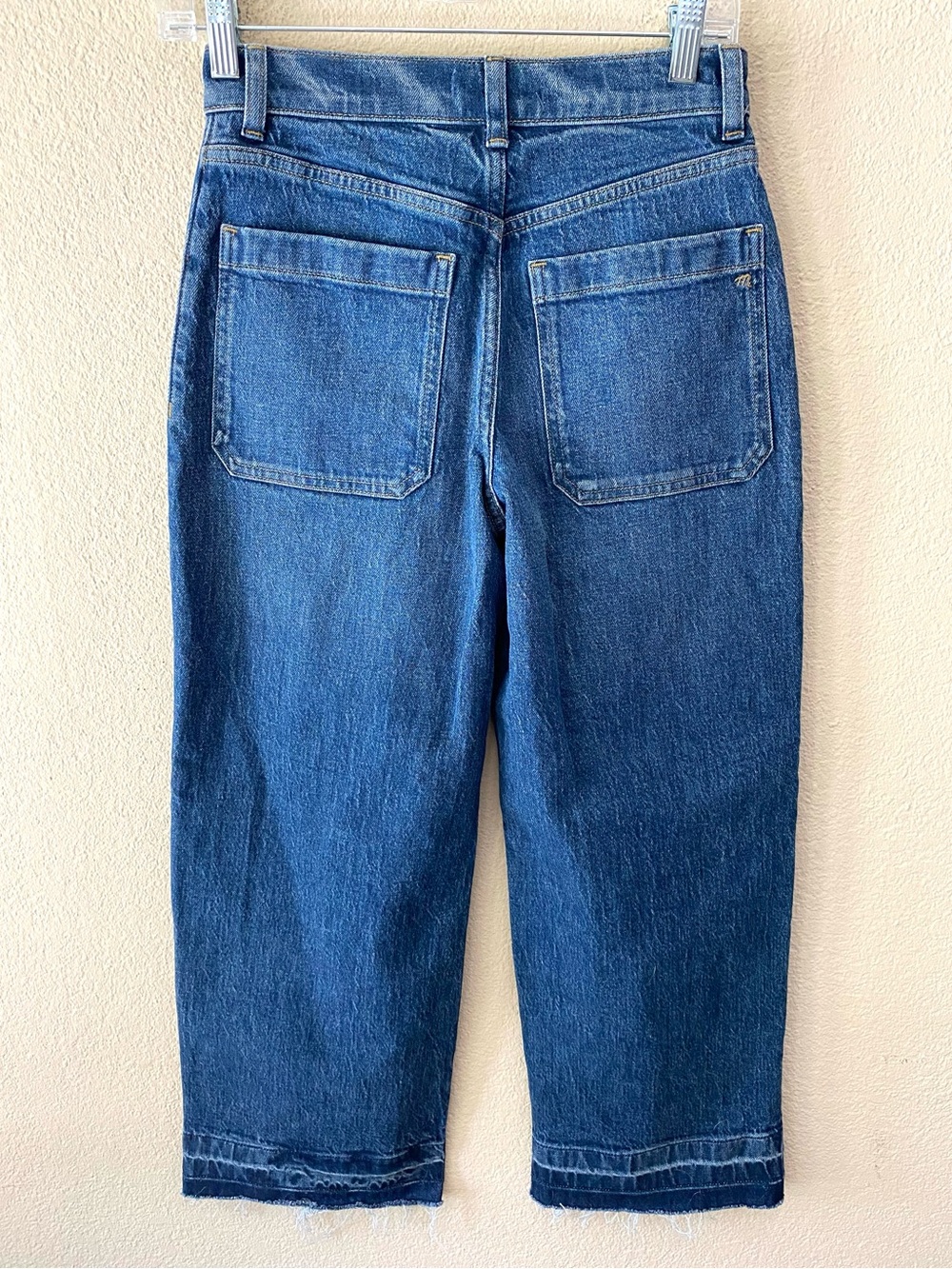Madewell The Petite Emmett Wide-Leg Jean with Let-Down Hem 25P NWT - Picture 3 of 13